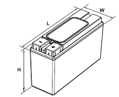 12V62F, Герметизированные аккумуляторные батареи